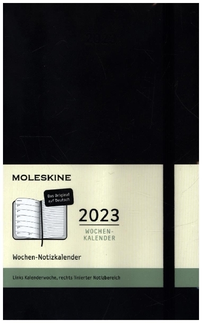Cover: 8056598851397 | Moleskine 12 Monate Wochen Notizkalender Deutsch 2023, Large/A5, 1...