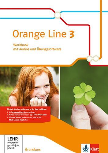 Cover: 9783125481831 | Orange Line 3. Workbook mit Audios und Übungssoftware. Grundkurs....