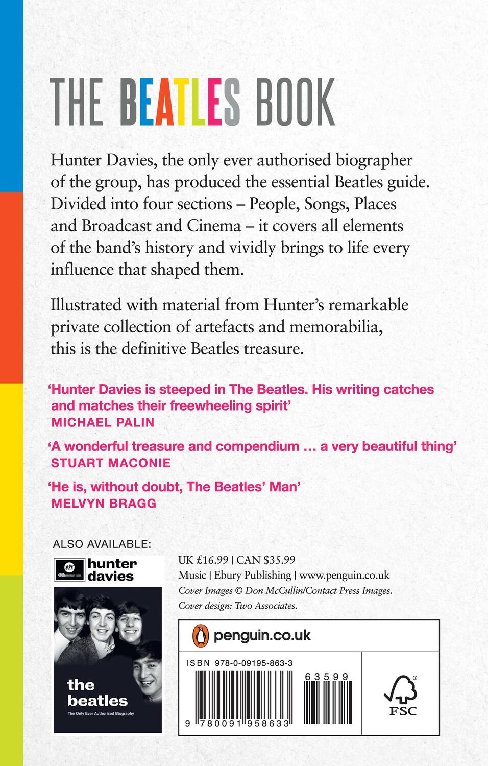 Rückseite: 9780091958633 | The Beatles Book | Hunter Davies | Taschenbuch | Englisch | 2019