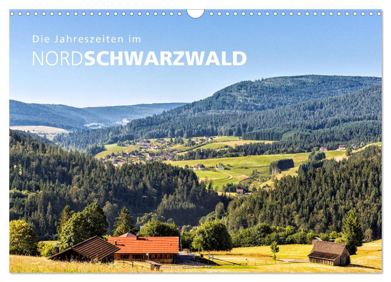 Cover: 9783383165573 | Die Jahreszeiten im Nordschwarzwald (Wandkalender 2024 DIN A3...
