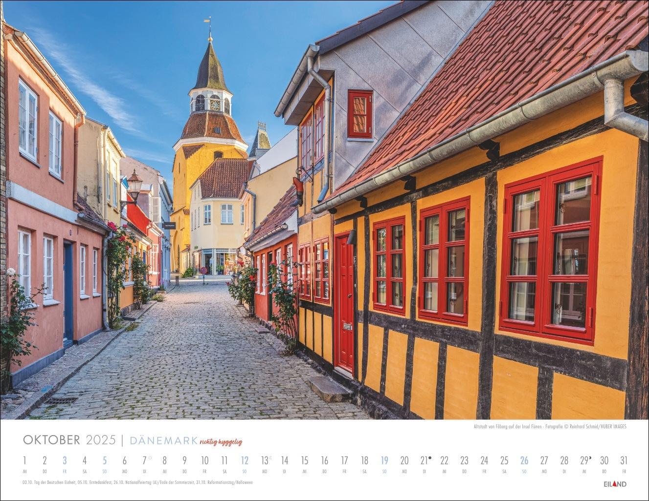 Bild: 9783964023582 | Dänemark Kalender 2025 - richtig hyggelig | Kalender | Spiralbindung