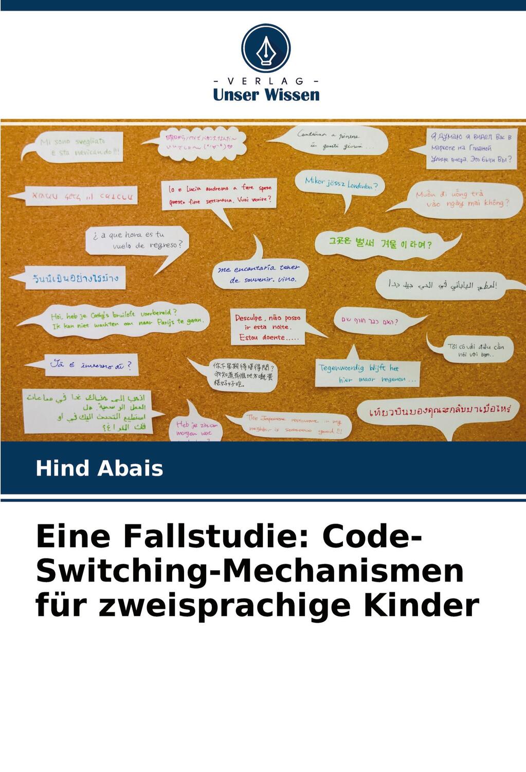 Cover: 9786204435411 | Eine Fallstudie: Code-Switching-Mechanismen für zweisprachige Kinder
