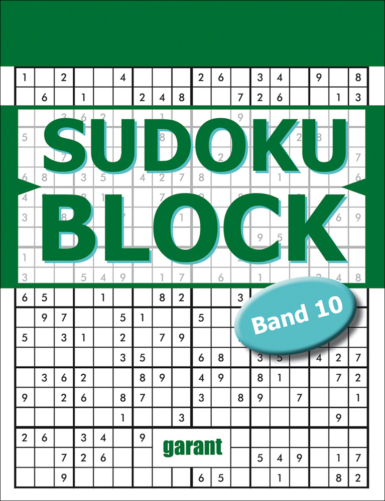 Cover: 9783735922649 | Sudoku Block Band 10 | garant Verlag GmbH | Taschenbuch | 396 S.