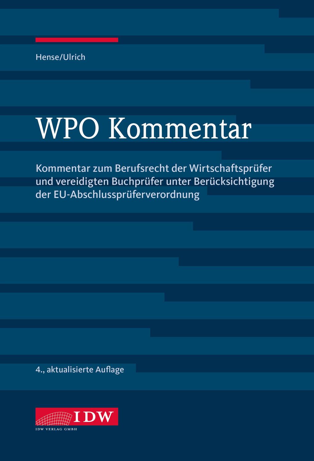 Cover: 9783802125089 | WPO Kommentar | Burkhard Hense (u. a.) | Buch | 2056 S. | Deutsch
