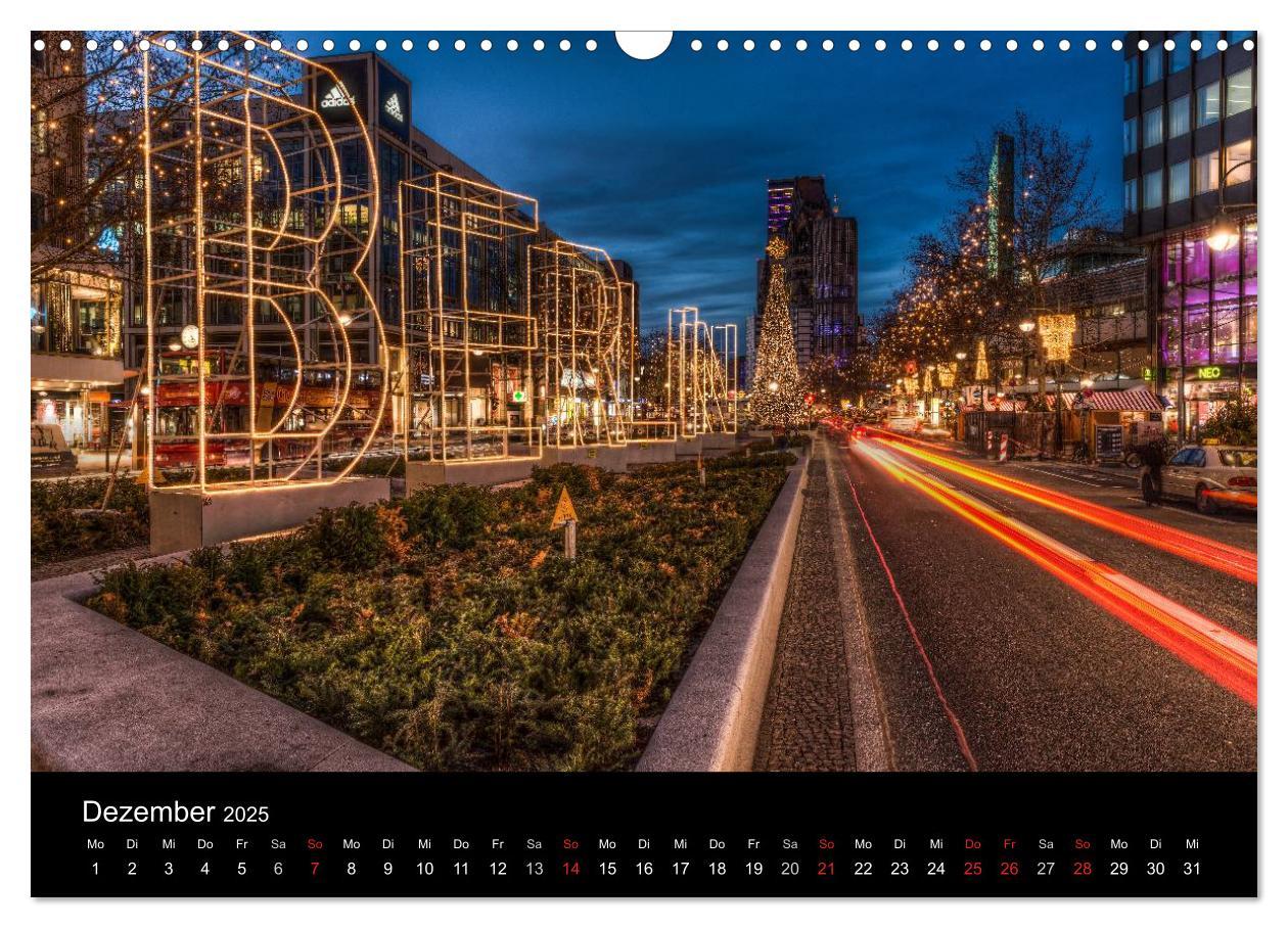 Bild: 9783435636389 | Berlin City bei Nacht (Wandkalender 2025 DIN A3 quer), CALVENDO...