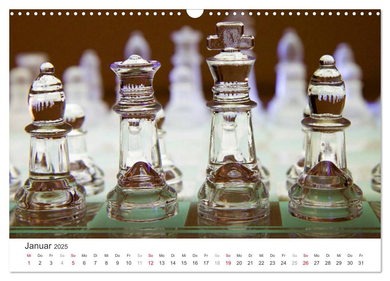 Bild: 9783435489350 | Schach 2025. Impressionen von Figuren und Spielen (Wandkalender...