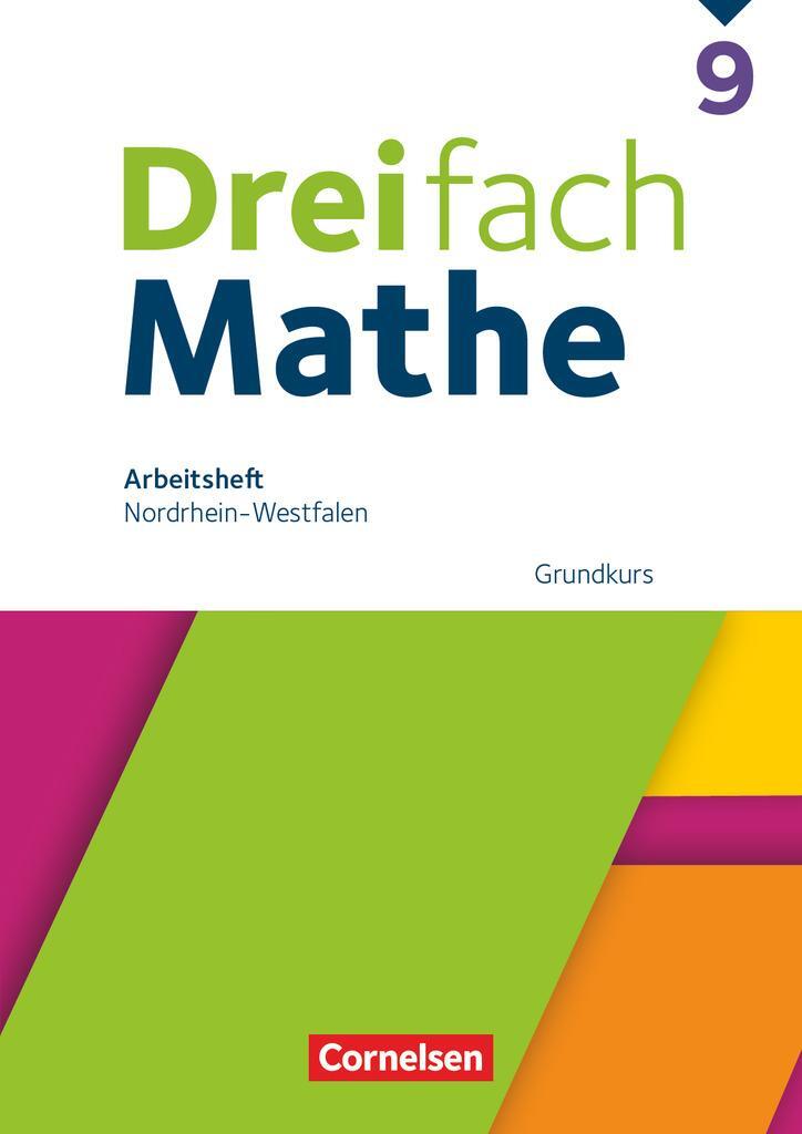 Cover: 9783060437528 | Dreifach Mathe 9. Schuljahr Grundkurs. Nordrhein-Westfalen -...