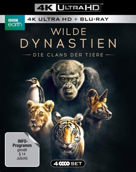 Cover: 4006448365677 | Wilde Dynastien - Die Clans der Tiere (Ultra HD Blu-ray &amp; Blu-ray)