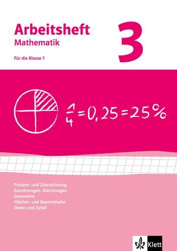 Cover: 9783127468038 | Arbeitshefte Mathematik 3. Neubearbeitung. Arbeitsheft plus...