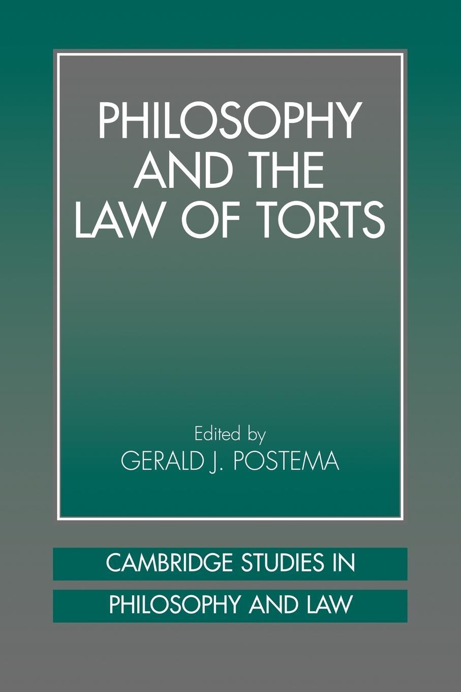 Cover: 9780521041751 | Philosophy and the Law of Torts | Gerald J. Postema | Taschenbuch