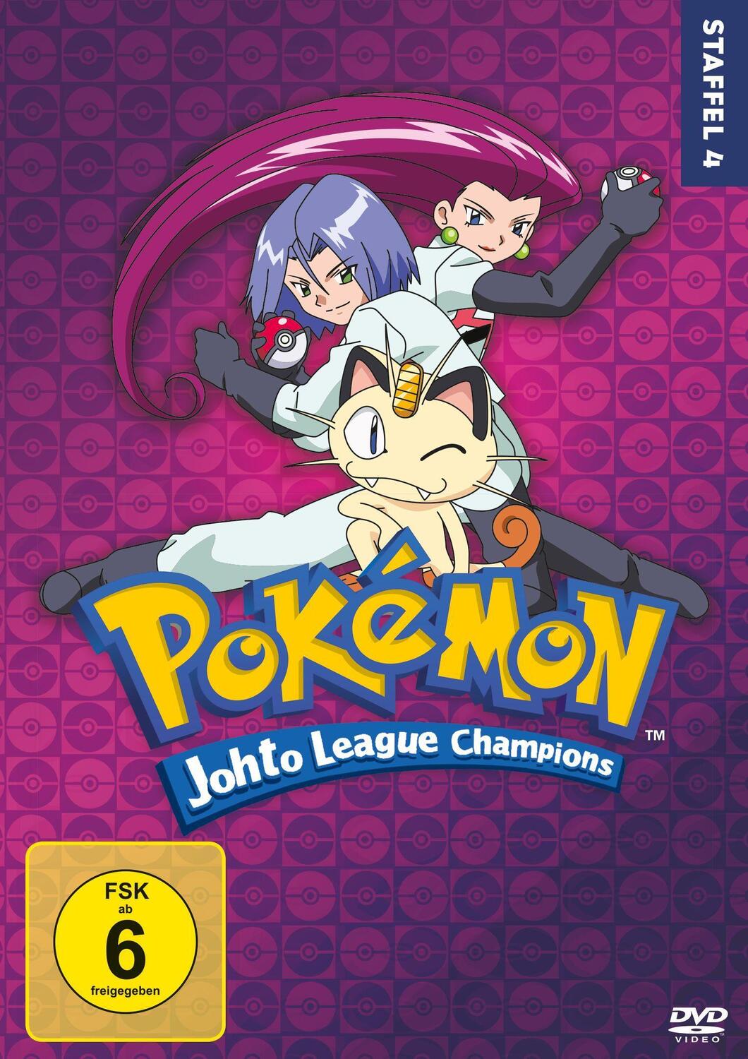 Cover: 4006448771171 | Pokémon - Staffel 4: Die Johto Liga Champions | Kunihiko Yuyama | DVD