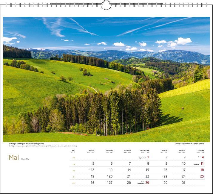 Bild: 9783861924159 | Schwarzwald 2025 | Clemens Emmler | Kalender | Spiralbindung | XIII