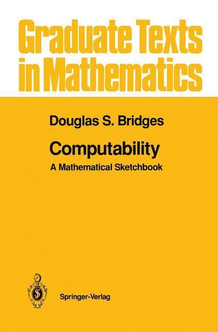 Bild: 9781461269250 | Computability | A Mathematical Sketchbook | Douglas S. Bridges | Buch