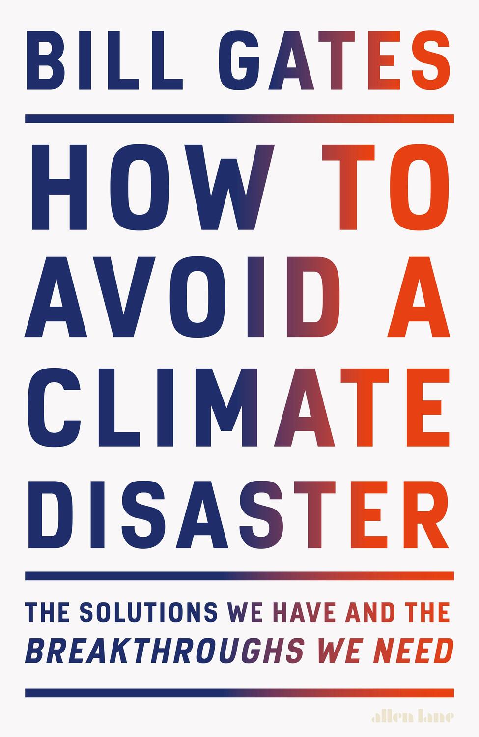 Cover: 9780241448304 | How to Avoid a Climate Disaster | Bill Gates | Buch | Englisch | 2021