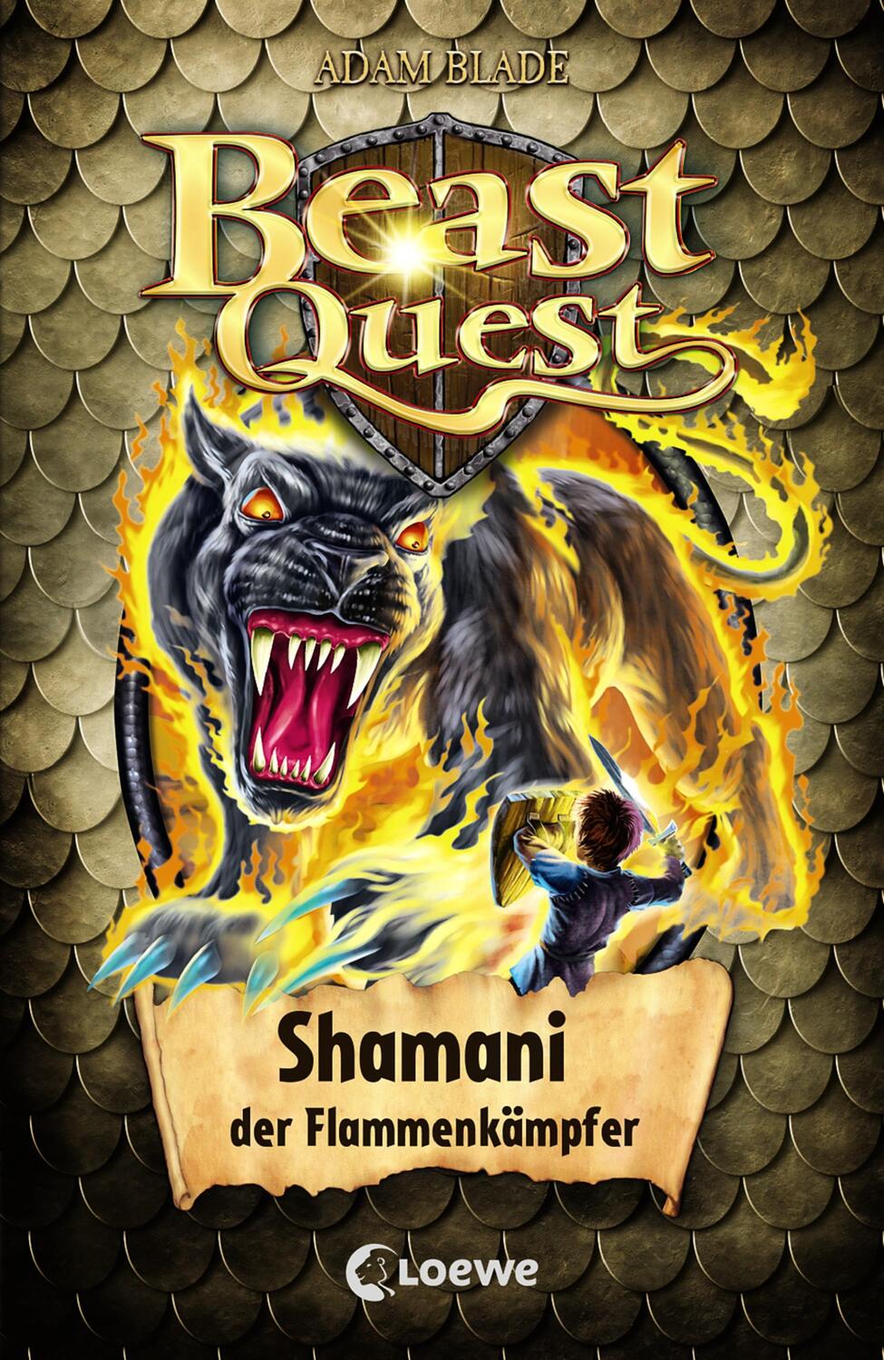 Cover: 9783743204683 | Beast Quest 56 - Shamani, der Flammenkämpfer | Adam Blade | Buch