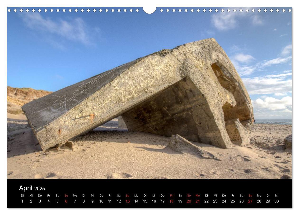 Bild: 9783435831654 | Bunker Houvig (Wandkalender 2025 DIN A3 quer), CALVENDO Monatskalender