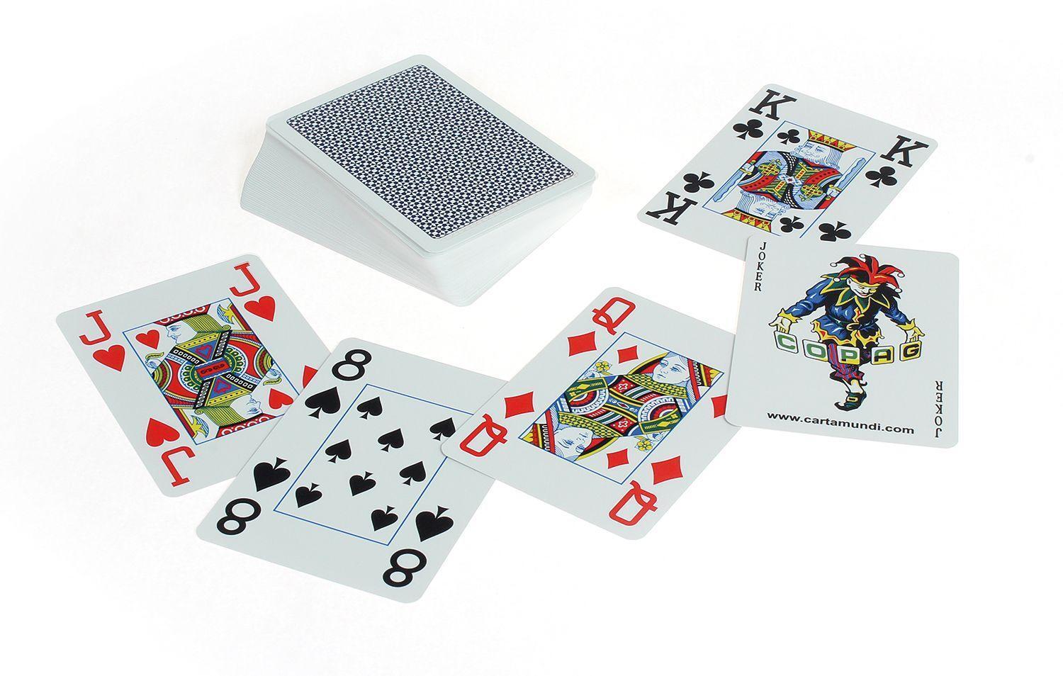 Bild: 5411068640599 | COPAG® 100% Plastik Poker Jumbo Index blau | GmbH | Spiel | 22564059