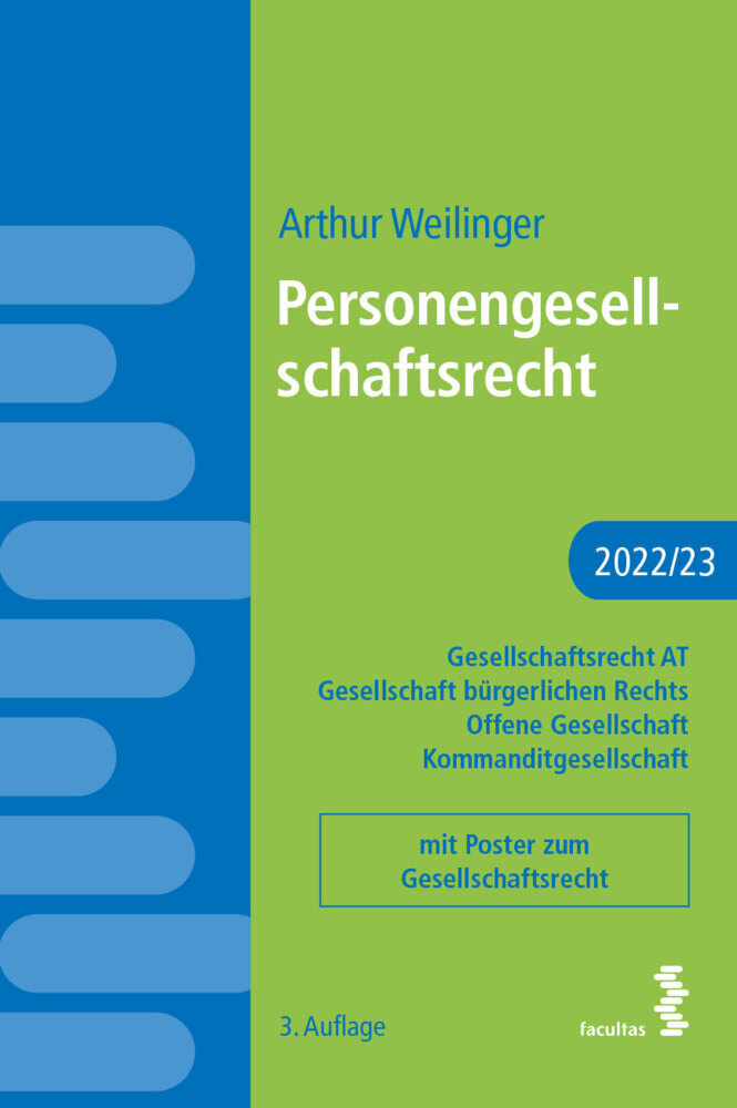 Cover: 9783708923192 | Personengesellschaftsrecht | Arthur Weilinger | Taschenbuch | XXVIII