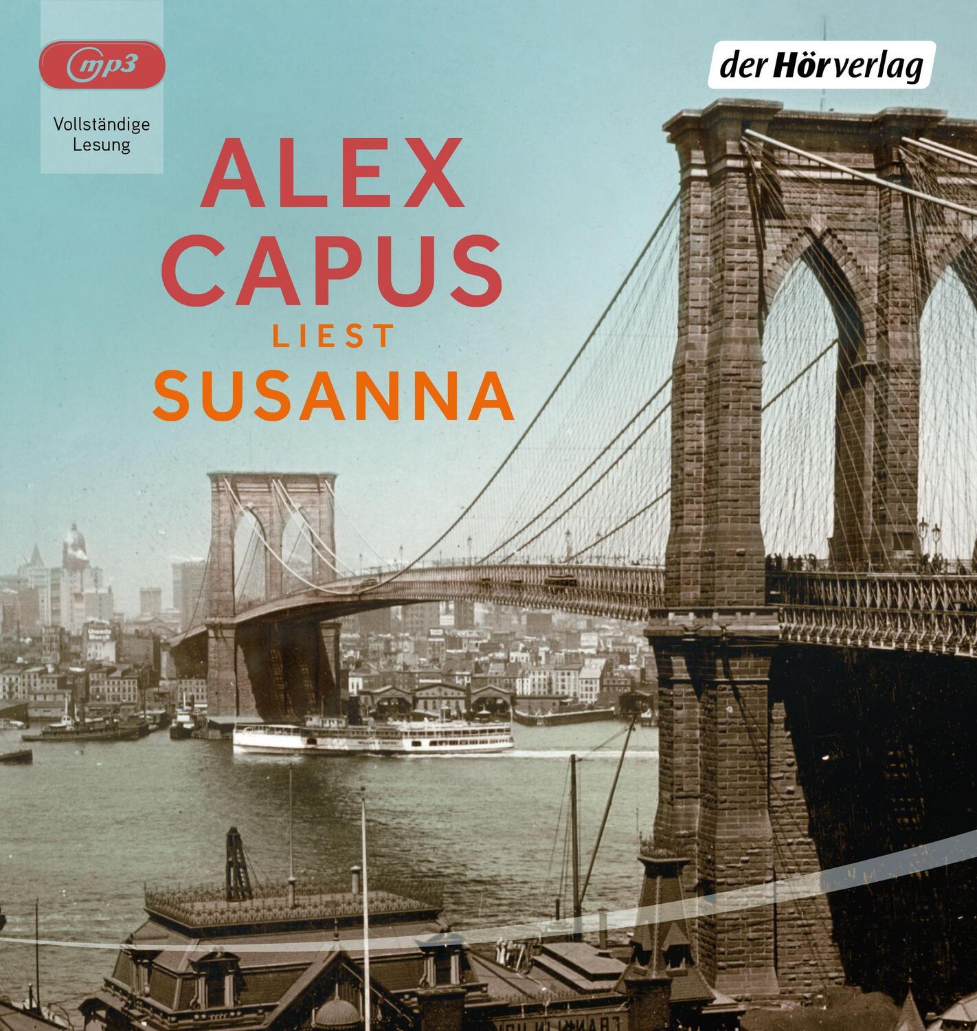 Cover: 9783844547382 | Susanna | Alex Capus | MP3 | Deutsch | 2022 | Der Hrverlag
