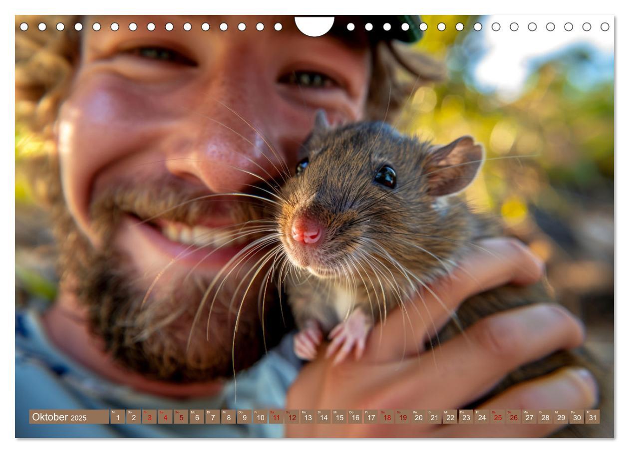 Bild: 9783383813832 | Mein bester Kumpel ist eine Ratte (Wandkalender 2025 DIN A4 quer),...