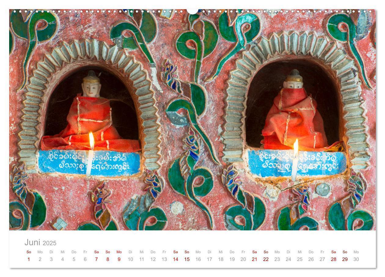 Bild: 9783383956980 | BUDDHA - Im Reich der Achtsamkeit (Wandkalender 2025 DIN A2 quer),...