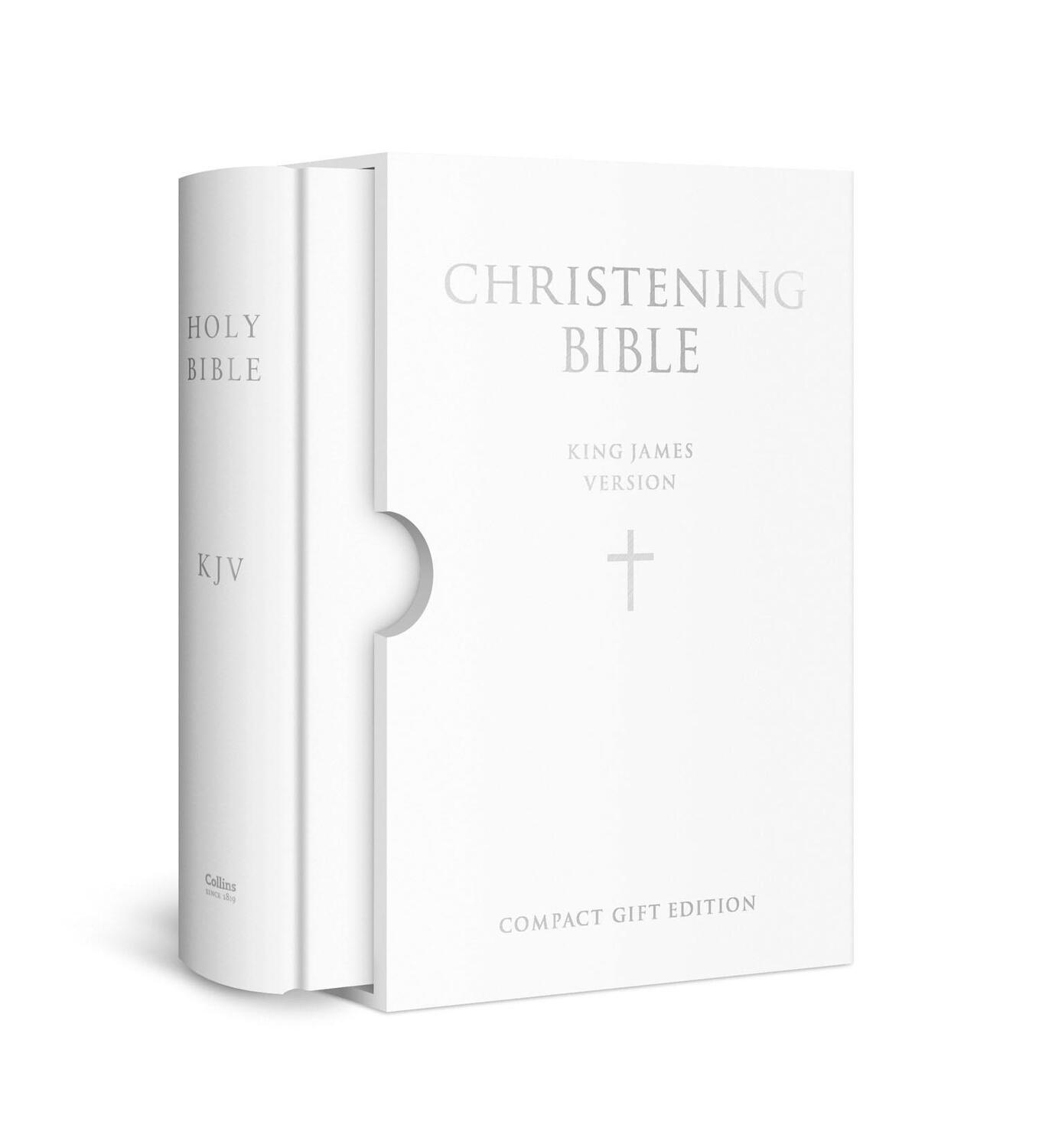 Cover: 9780007166336 | HOLY BIBLE: King James Version (KJV) White Compact Christening Edition