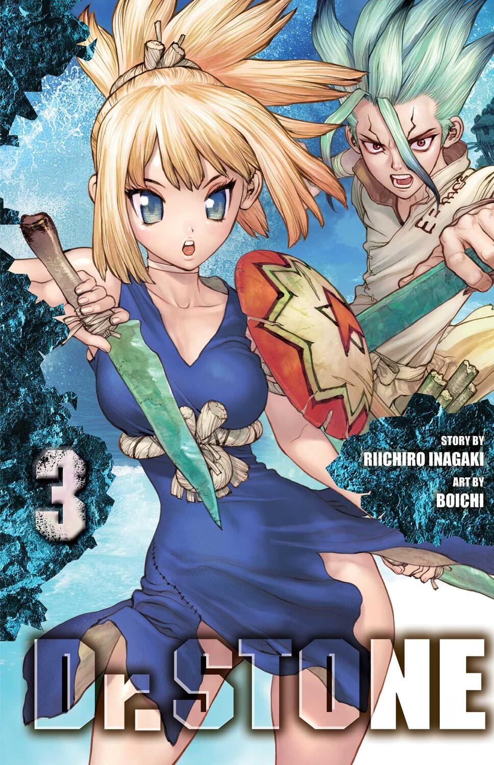Cover: 9781974702633 | Dr. STONE, Vol. 3 | Two Million Years Of Being | Riichiro Inagaki