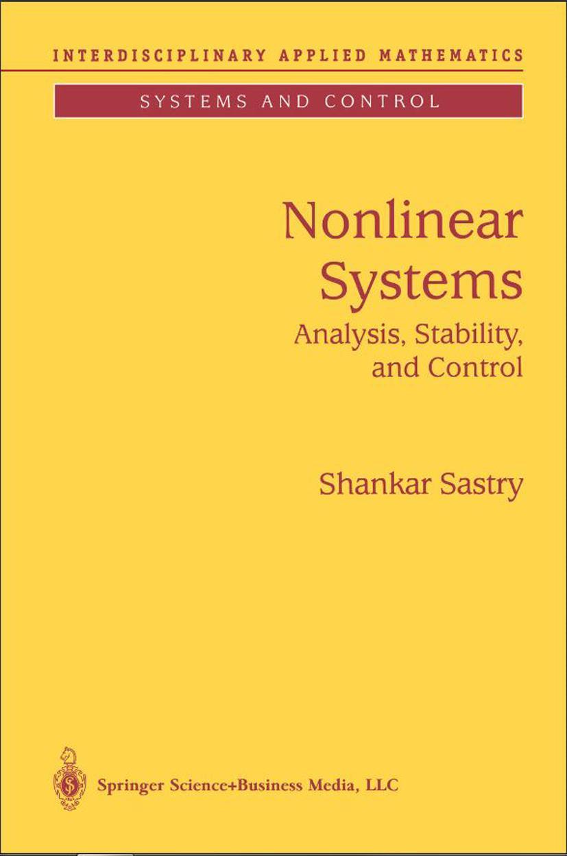 Cover: 9780387985138 | Nonlinear Systems | Analysis, Stability, and Control | Shankar Sastry