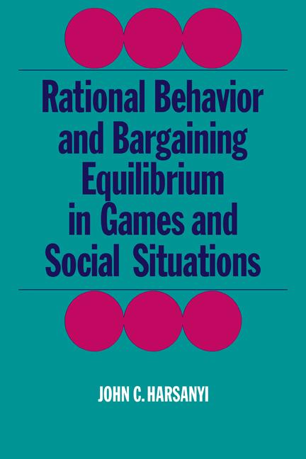 Cover: 9780521311830 | Rational Behaviour and Bargaining Equilibrium in Games and Social...