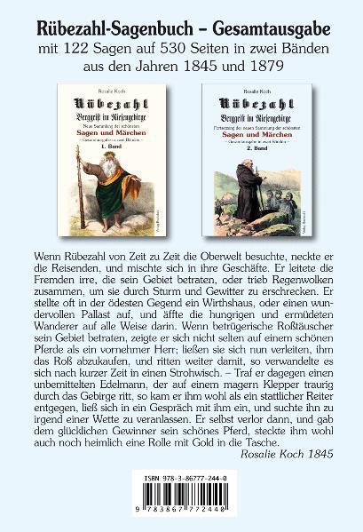 Rückseite: 9783867772440 | Rübezahl - Berggeist im Riesengebirge 1879 - Band 2 | Rosalie Koch