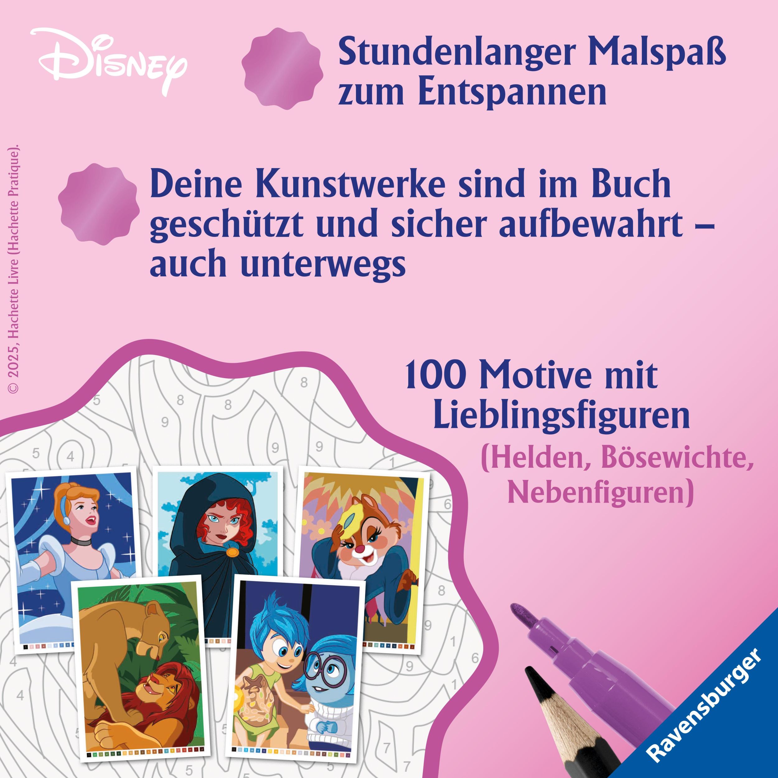 Bild: 9783473498338 | Malen nach Zahlen Disney: Girl Power - Disney Malbuch für...