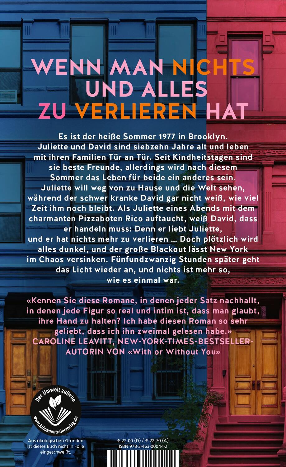 Rückseite: 9783463000442 | Es war einmal in Brooklyn | Syd Atlas | Buch | Deutsch | 2023