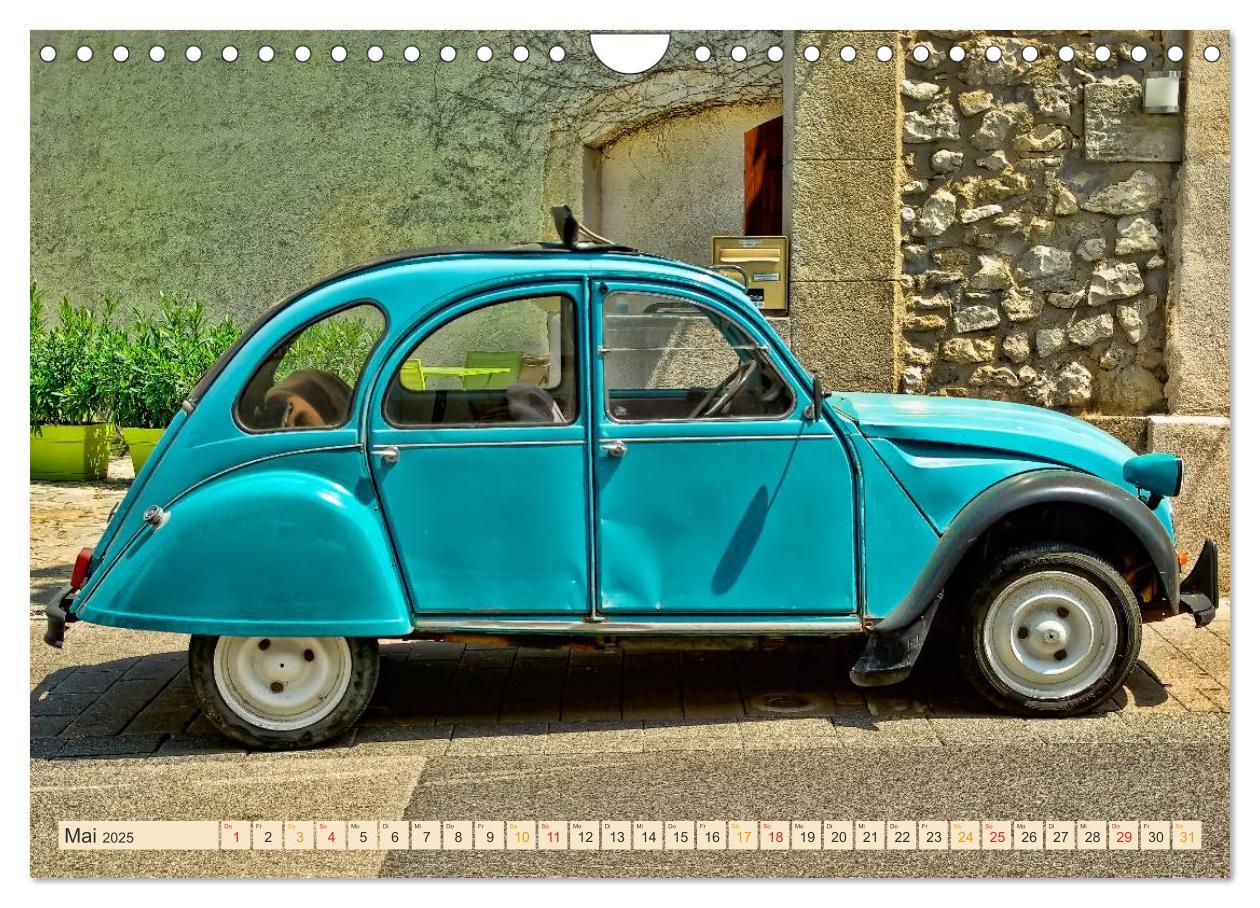 Bild: 9783435573691 | Citroën 2CV - die Ente (Wandkalender 2025 DIN A4 quer), CALVENDO...