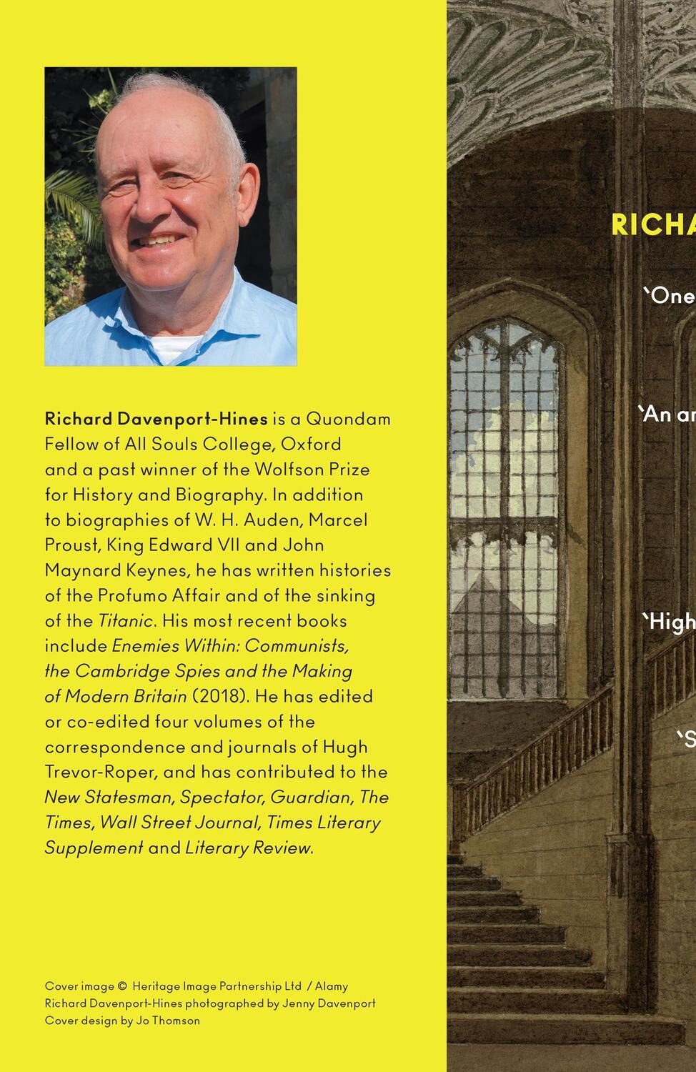 Rückseite: 9780008285722 | History in the House | Richard Davenport-Hines | Buch | Gebunden