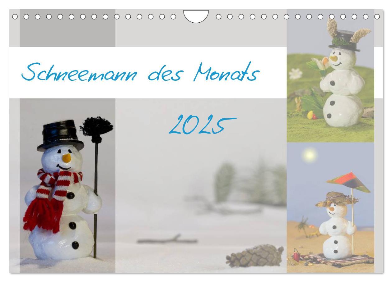 Cover: 9783435812608 | Schneemann des Monats 2025 (Wandkalender 2025 DIN A4 quer),...