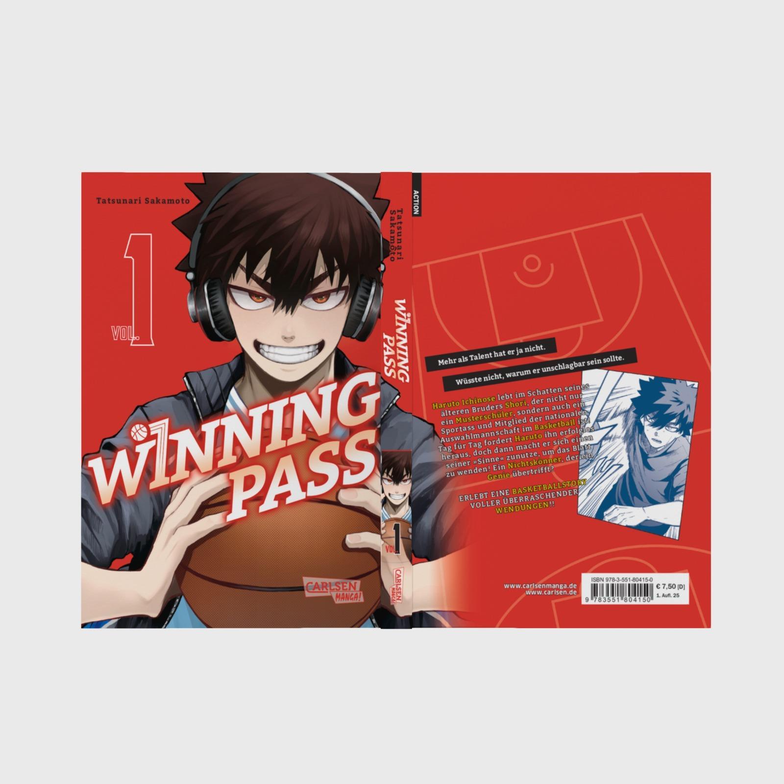 Bild: 9783551804150 | Winning Pass 1 | Tatsunari Sakamoto | Taschenbuch | 192 S. | Deutsch