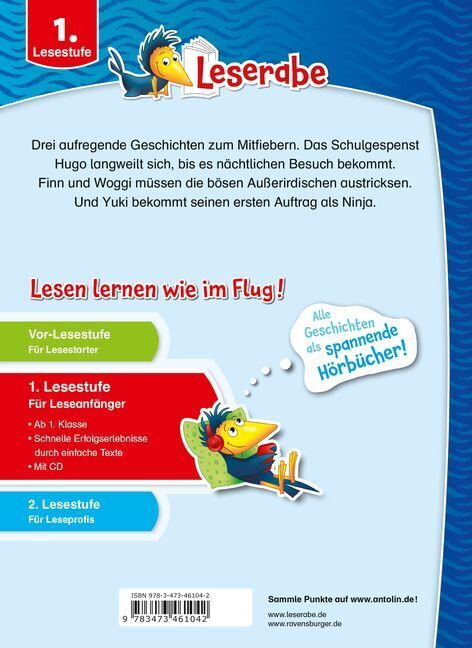 Bild: 9783473461042 | Die besten Leselern-Geschichten von Ninjas, Gespenstern und...