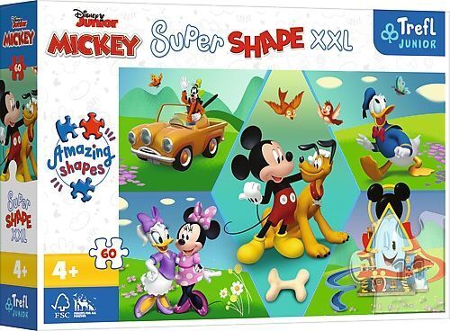 Cover: 5900511500141 | Junior Super Shape XXL Puzzle 60 Teile - Mickey Mouse | Spiel | 50014