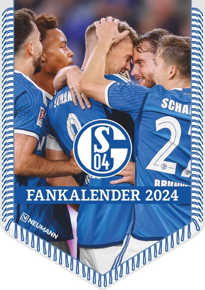 Cover: 4002725987372 | FC Schalke 04 2024 - Bannerkalender - Fan-Kalender -...