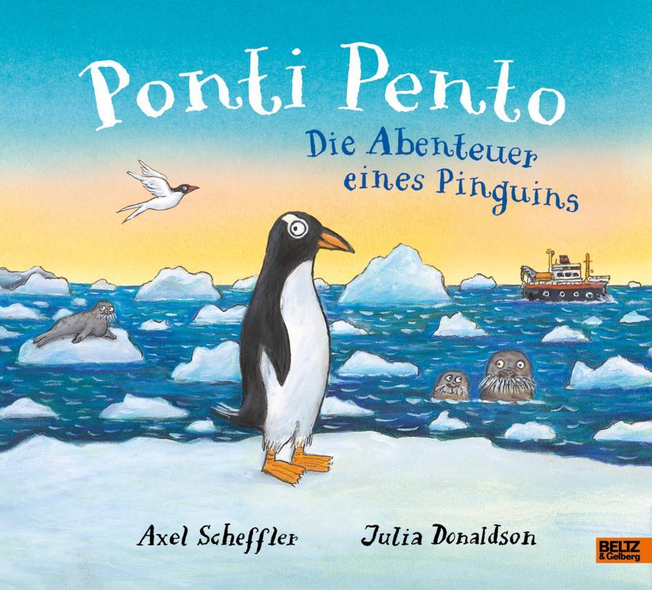 Cover: 9783407759290 | Ponti Pento. Die Abenteuer eines Pinguins | Vierfarbiges Bilderbuch