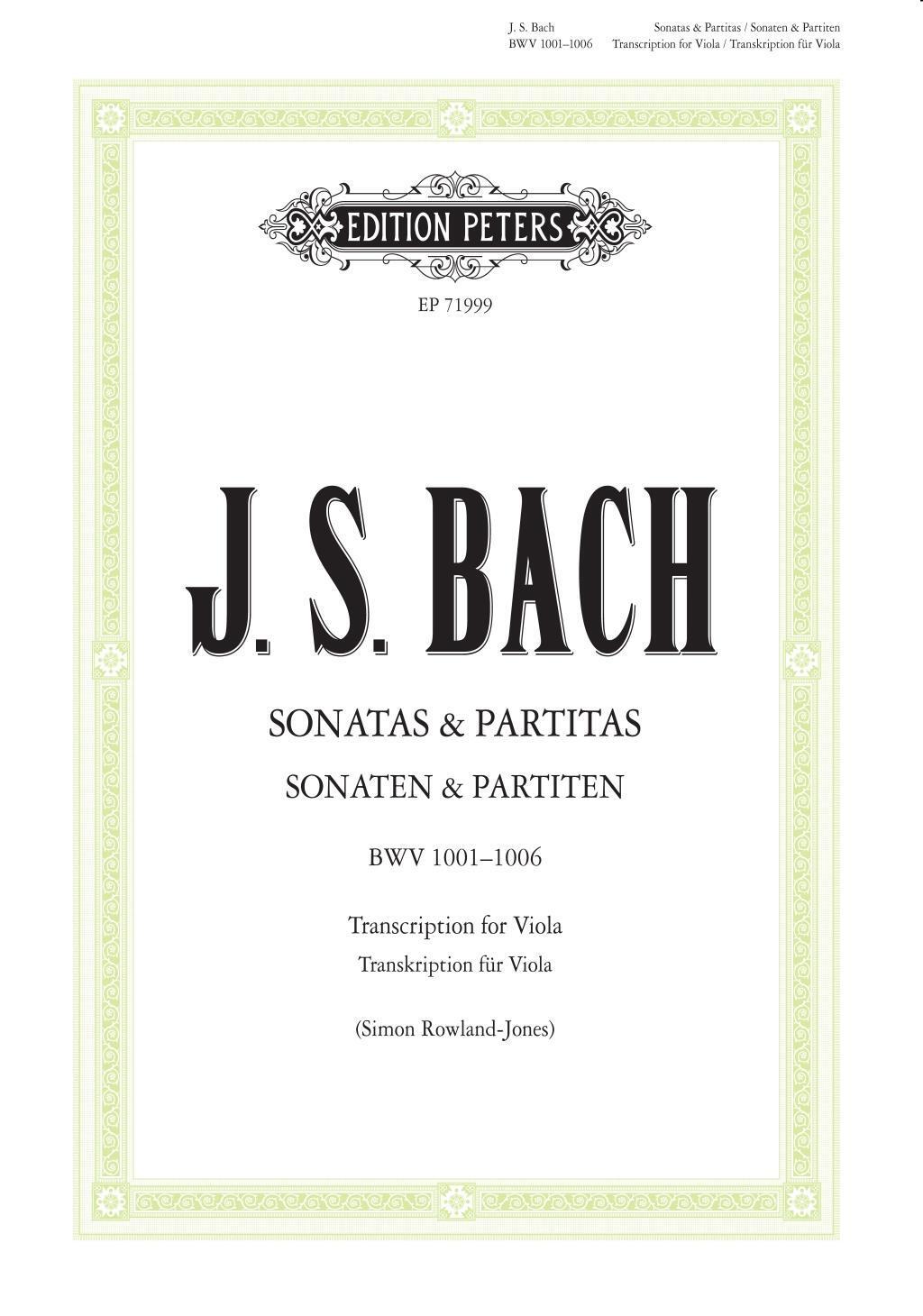 Cover: 9790577011042 | Sonaten & Partiten BWV 1001-1006 | Johann Sebastian Bach | Taschenbuch