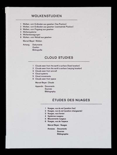 Cover: 9783940064998 | Wolkenstudien / Cloud Studies / Etudes des nuages | Marcel Beyer