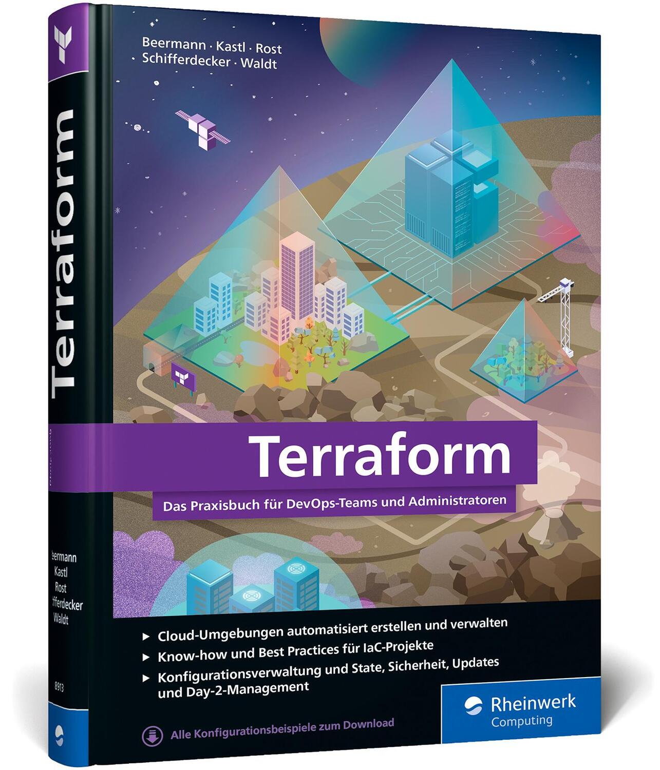 Cover: 9783836289139 | Terraform | Tim Beermann (u. a.) | Buch | Rheinwerk Computing | 495 S.