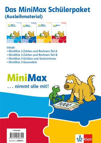 Cover: 9783122806705 | MiniMax 3. Schülerpaket (4 Themenhefte: Zahlen und Rechnen A,...