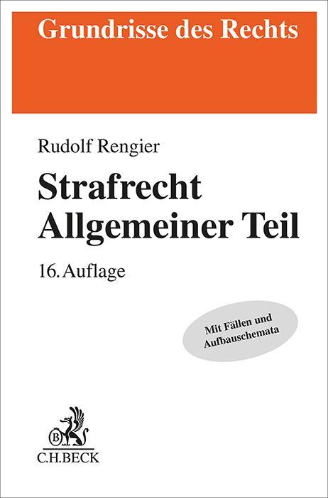 Cover: 9783406817304 | Strafrecht Allgemeiner Teil | Rudolf Rengier | Taschenbuch | XXIX