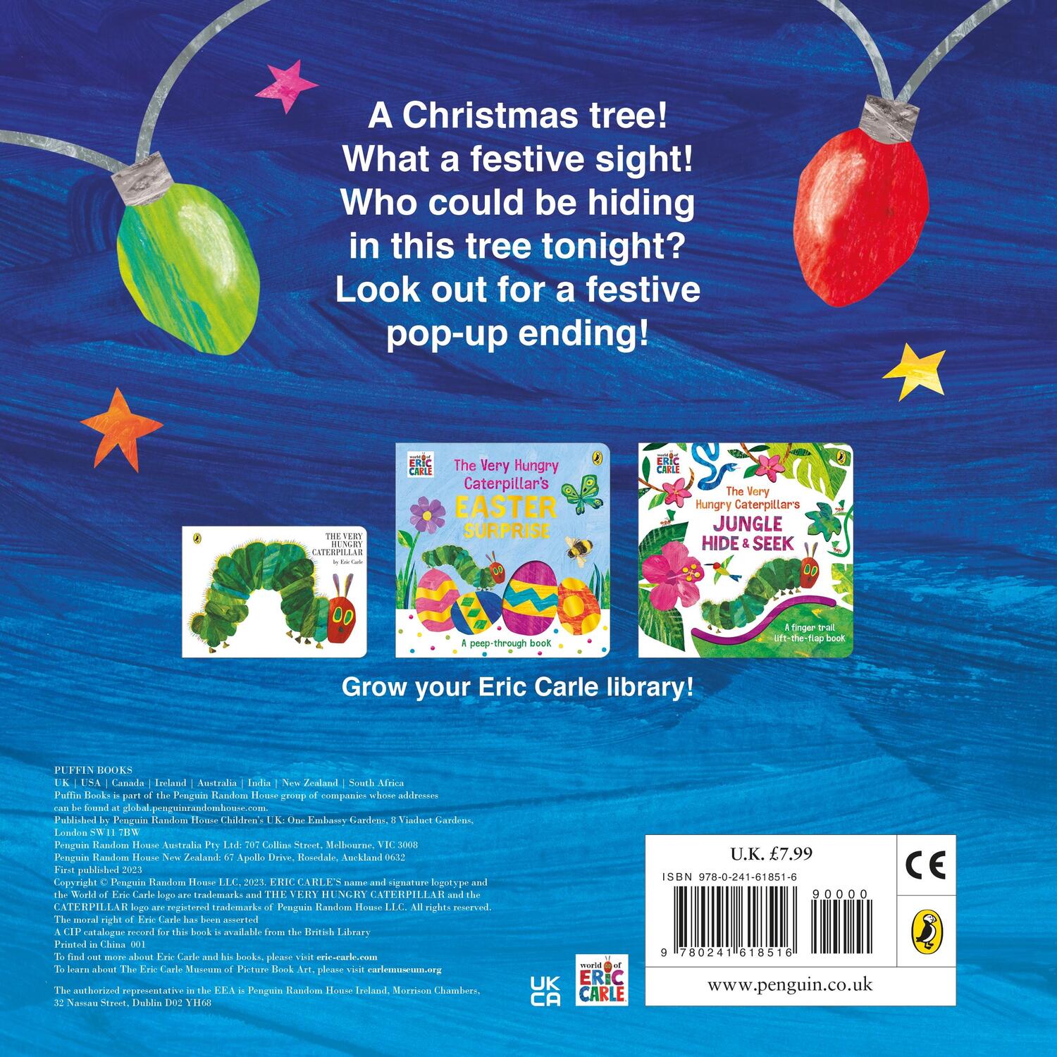 Rückseite: 9780241618516 | The Very Hungry Caterpillar's Christmas Tree | Eric Carle | Buch