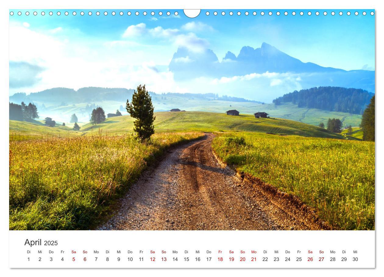 Bild: 9783383926808 | Seiser Alm - Im Herzen der Dolomiten. (Wandkalender 2025 DIN A3...