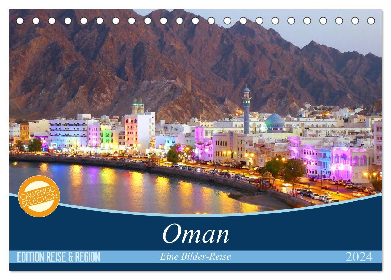 Cover: 9783675765856 | Oman - Eine Bilder-Reise (Tischkalender 2024 DIN A5 quer), CALVENDO...