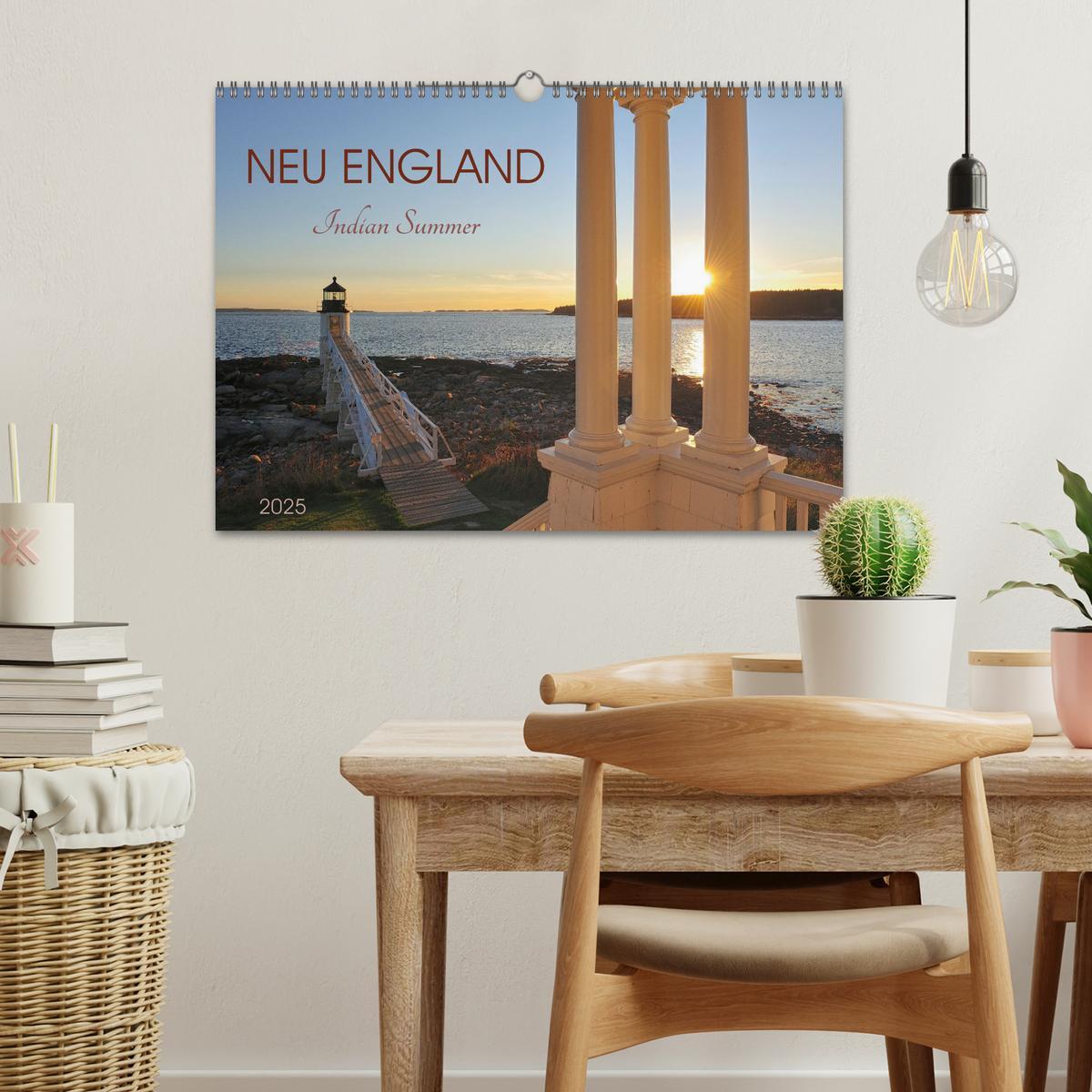 Bild: 9783457169032 | Neu England, Indian Summer (Wandkalender 2025 DIN A3 quer),...