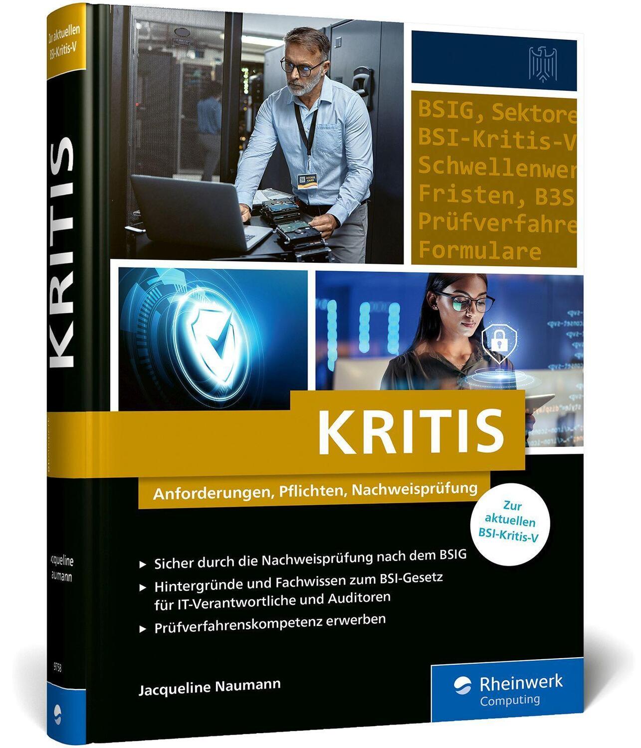 Cover: 9783836297585 | KRITIS | Jacqueline Naumann | Buch | Rheinwerk Computing | 402 S.